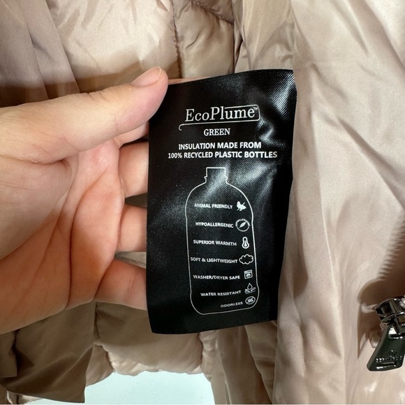 Bernardo Packable Puffer Coat in Light Pink Size Large - Picture 6 of 8